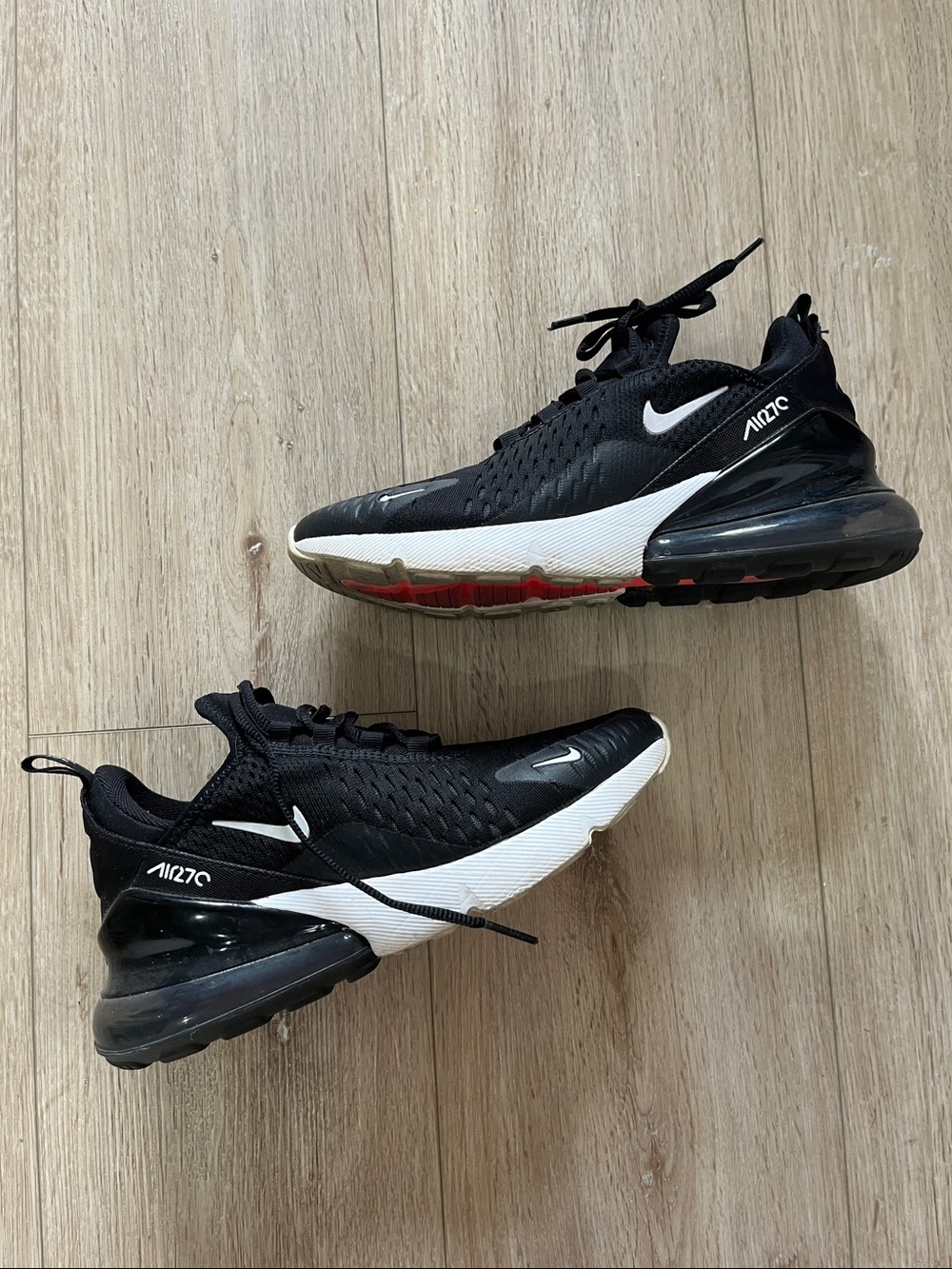Nike Air Max 270 Women’s Black and White Athletic Sneakers